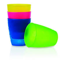 CARREFOUR HOME Gobelets en Plastique Lot de 4