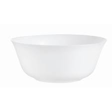 CARREFOUR HOME Saladier en Verre Opale Blanc 21 cm