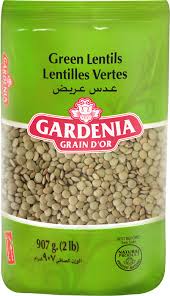 GARDENIA Lentilles Vertes 907g