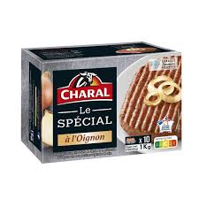 CHARAL Steaks Hachés aux Oignons 10x100g