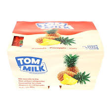 TOM MILK Dessert Lacté Ananas 125g