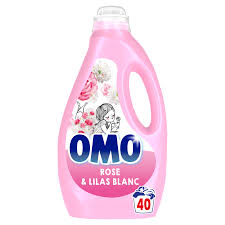 OMO Lessive Liquide Rose Lilas 40 Lavages 1.8L