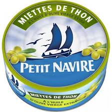 PETIT NAVIRE Miettes de Thon à l'Huile d'Olive 160g