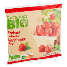 CARREFOUR BIO Fraises Entières Surgelées 450g