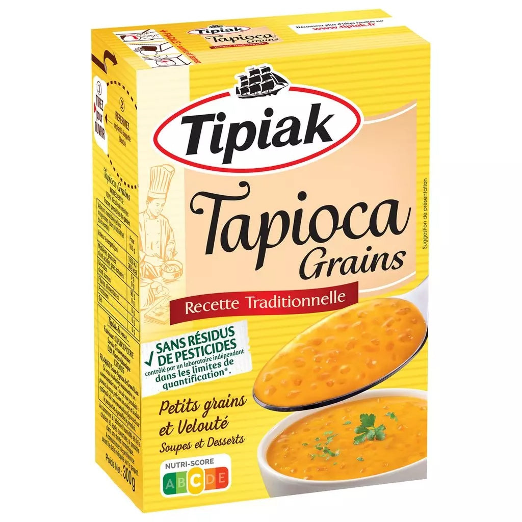 TIPIAK Tapioca en Grains Recette Traditionnelle 300 g