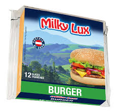 MILKY LUX Fromage pour Hamburger Tranches 200g