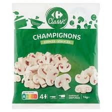 CARREFOUR Champignons Émincés Surgelés 1kg