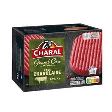 CHARAL Steaks Hachés Race Charolaise 10x100g