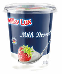 MILKY LUX Dessert Lacté Fraise 500 g