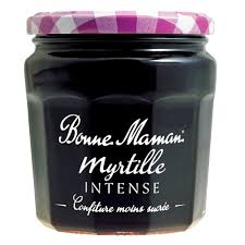 BONNE MAMAN Confiture Myrtille Intense 335g