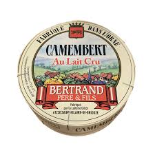 BERTRAND Camembert au Lait Cru 250g