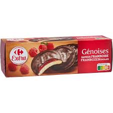 CARREFOUR Génoise Framboise 150 g