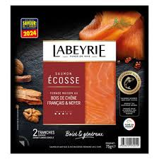 LABEYRIE Saumon Fumé Sauvage 2 Tranches 75g