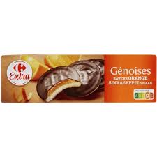 CARREFOUR Génoise Orange 150 g