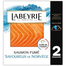 LABEYRIE Saumon Fumé Original Gourmet 2 Tranches 75g