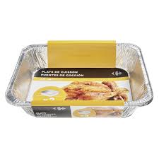 CARREFOUR Plats de Cuisson Aluminium Lot de 3