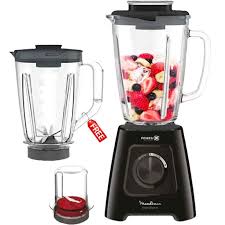 MOULINEX Blender Blendforce 2 Verre + Plastique 600W 1,75 L LM42R810