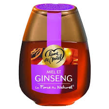 LUNE DE MIEL Miel au Ginseng Squeezer 250g