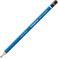 CAREX Crayons 2B Corps Bleu x12