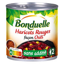 BONDUELLE Haricots Rouges Cuisinés Boîte 1/2