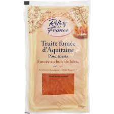 REFLETS DE FRANCE Truite Fumée pour Toasts 100g