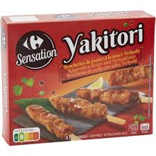 CARREFOUR Brochettes de Poulet Yakitori x10 250 g