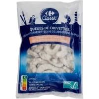 CARREFOUR Crevettes Black Tiger Décortiquées 800g Surgelées