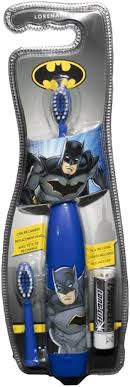 BATMAN Brosse à Dents Électrique avec Tête de Rechange et Pile