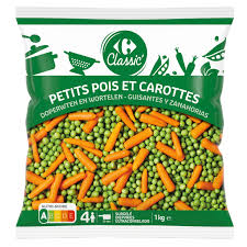 CARREFOUR Petits Pois et Carottes Jeunes Surgelés 1kg