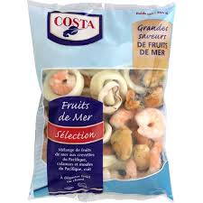 COSTA Sélection Fruits de Mer 380g Surgelés