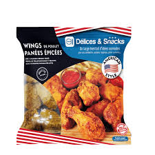 Wings de Poulet Epicees Panees Delices & Snacks 1Kg