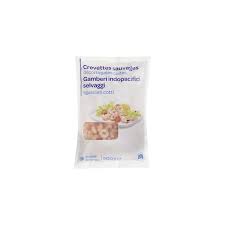 PP BLANC Crevettes Sauvages Décortiquées Cuites 8-12 500g Surgelées