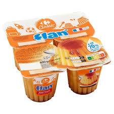 CARREFOUR Flan au Caramel Pack de 4 400 g