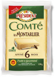 PRÉSIDENT Comté Le Montarlier 220g