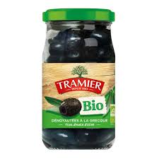 TRAMIER Olives Noires Dénoyautées Grecques Bio 150g