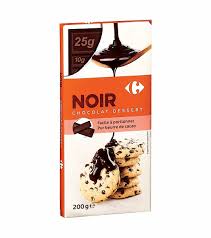 CARREFOUR Dessert Chocolat Noir 64% 200g