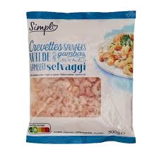 PP BLANC Crevettes Entières Crues Vannamei 400g Surgelées