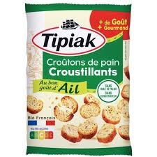 TIPIAK Croûtons à l'Ail Grillés 75 g