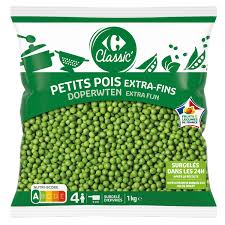 CARREFOUR Petits Pois Extra Fins Surgelés 1kg