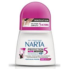 NARTA Déodorant Roll-On Protection 5 0% Femme 50 ml