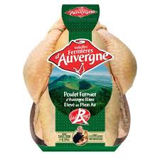 D'AUVERGNE Poulet Fermier Blanc Label Rouge