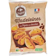 CARREFOUR Madeleines aux Pépites de Chocolat 500g