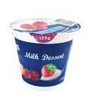 MILKY LUX Dessert Lacté Fraise 125g