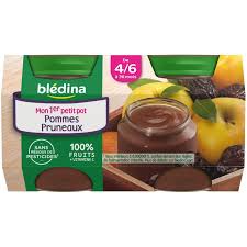 BLÉDINA Compote Pomme Pruneaux 130g Lot de 12