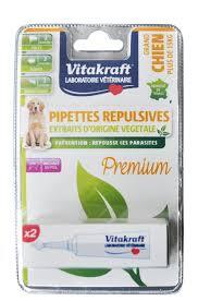 VITAKRAFT Pipettes Insectifuges Grand Chien x2