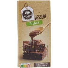 CARREFOUR Chocolat Dessert Praliné 200g