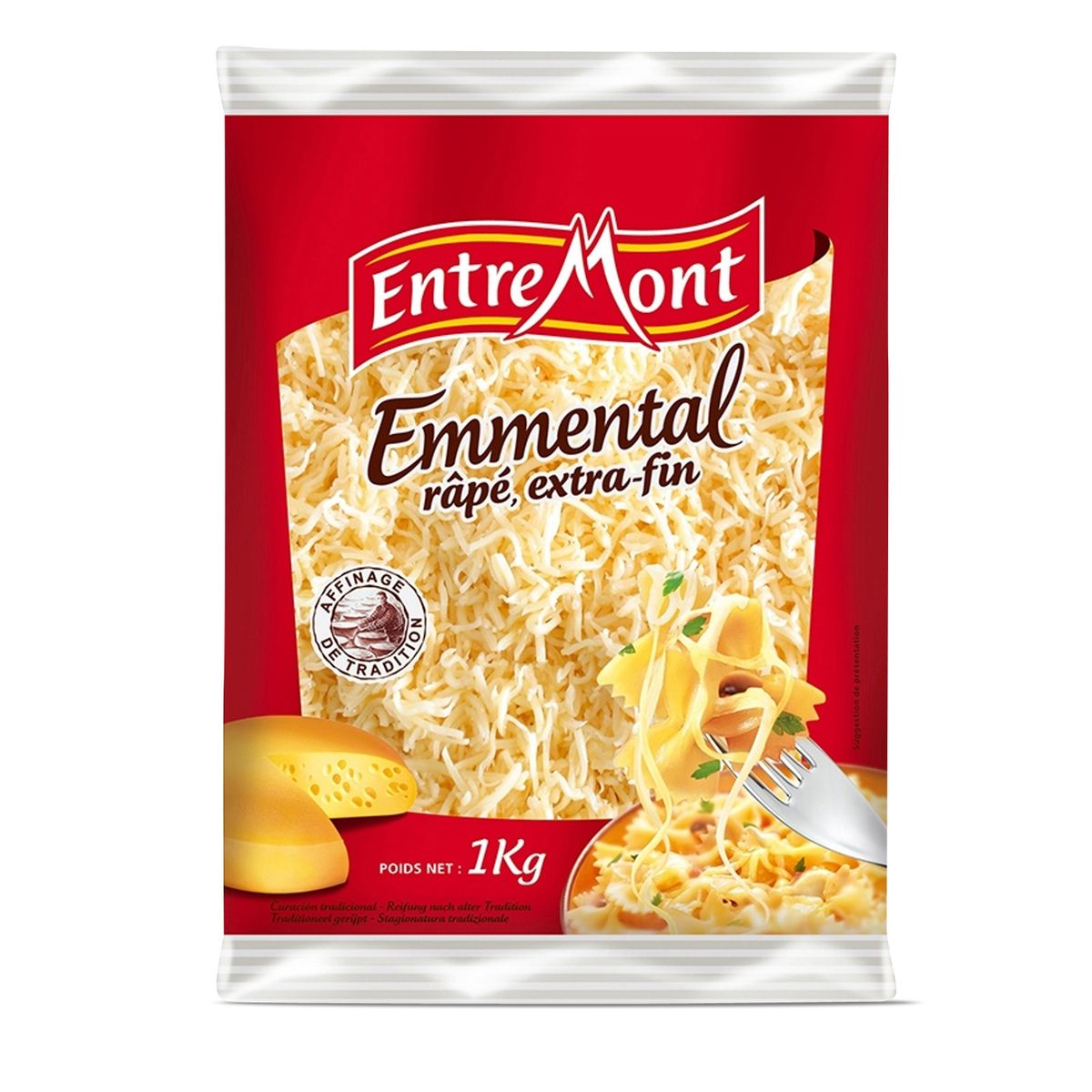 ENTREMONT Emmental Râpé 1kg