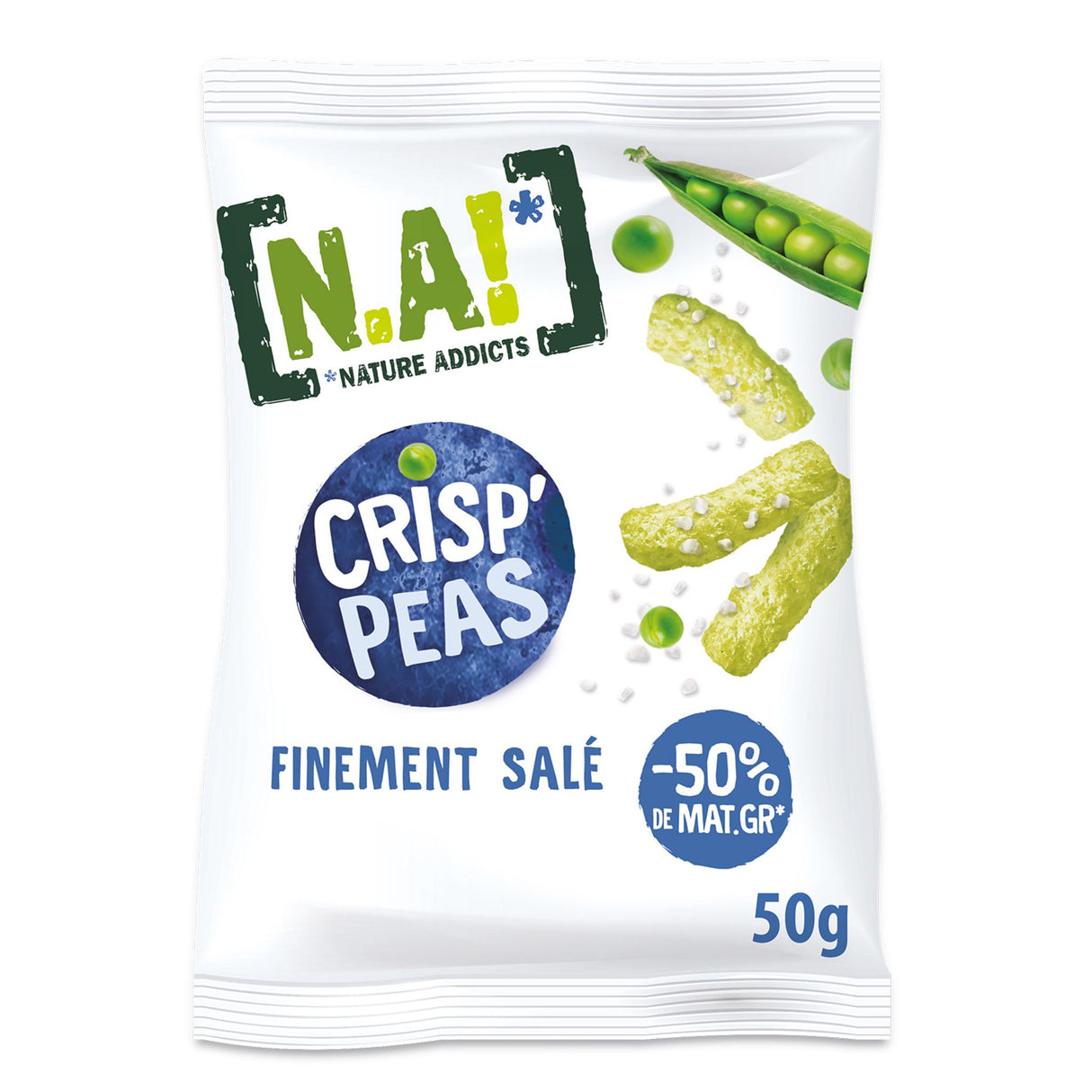 N.A! CRISP'PEAS Finement Salé 50g