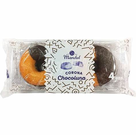 MANDUL Corona Cacao-Noisettes Pack de 6 Gâteaux 400 g