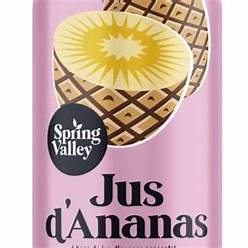 SPRING VALLEY Jus d'Ananas Canette 330 ml